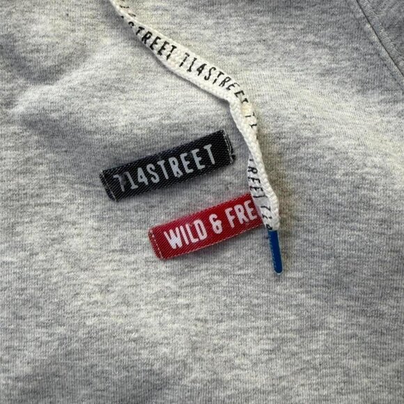 Men's Grey Hoodie - Picture 2 of 6